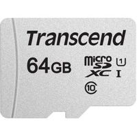 Transcend 300S 64GB MicroSDXC UHS-I Klasse 10 flashgeheugen - thumbnail