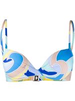 PUCCI haut de bikini à imprimé Quirimbas - Bleu