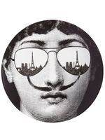 Fornasetti assiette Lina Cavalieri en porcelaine (26 cm) - Noir - thumbnail