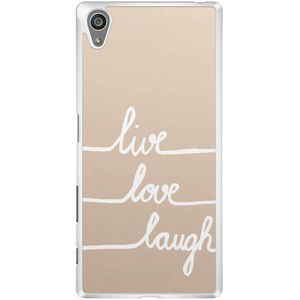 Sony Xperia Z5 hoesje - Live, love, laugh