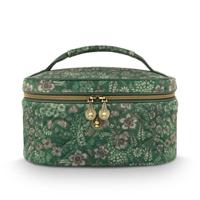 Cleo Beauty Case Quilted Daisy Dreams Green