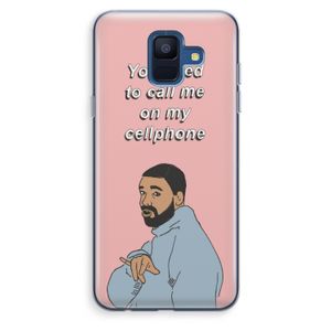 Hotline bling: Samsung Galaxy A6 (2018) Transparant Hoesje