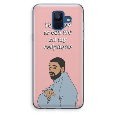 Hotline bling: Samsung Galaxy A6 (2018) Transparant Hoesje