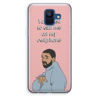 Hotline bling: Samsung Galaxy A6 (2018) Transparant Hoesje
