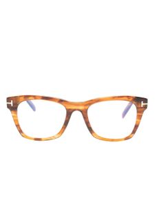 TOM FORD Eyewear lunettes de vue à monture carrée - Marron