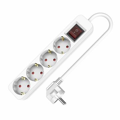 4-voudige Stekkerdoos met Schakelaar TM Electron (1,5 m)