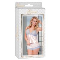 Ondergoed Set Exposed Blauw Crème (S/M)