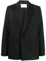 Bianca Saunders blazer Marv à simple boutonnage - Noir