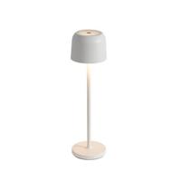 QAZQA Tafellamp mushroom off-white oplaadbaar incl. laadstation -