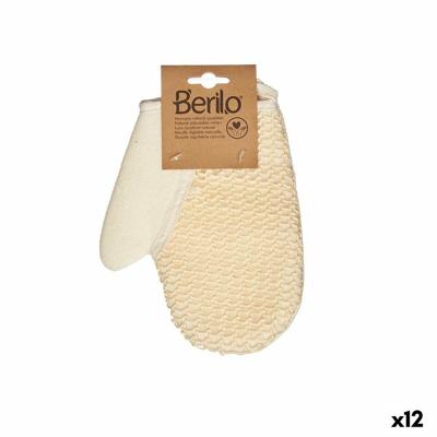 Exfoliërende Handschoen Berilo B7083-10 Wit Beige (12 Stuks)