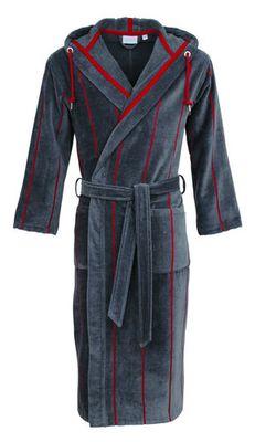 Carl Ross Carl Ross heren badjas 530300 sky graphite/deep red 48/50