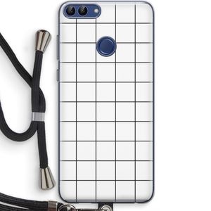 Rooster: Huawei P Smart (2018) Transparant Hoesje met koord
