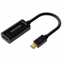 Adapter Mini Display Port naar HDMI Aisens A125-0643 Zwart 15 cm Adapter Mini Display Port naar HDMI Aisens A125-0643 Zwart 15 cm