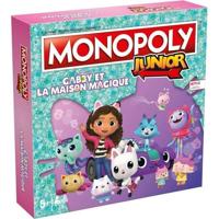Bordspel - WINNENDE ZETTEN - Monopoly Junior Gabby en het Magische Huis - Kinderversie Gabby's Dollhouse