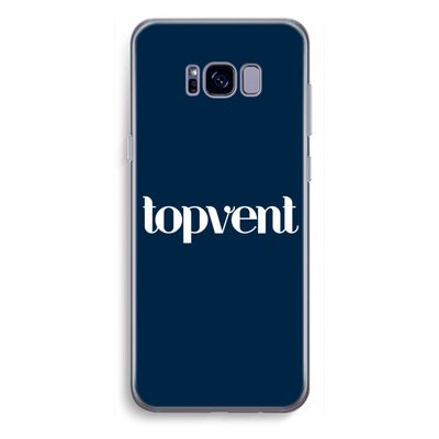 Topvent Navy: Samsung Galaxy S8 Plus Transparant Hoesje