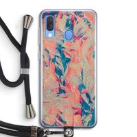 Alone: Samsung Galaxy A40 Transparant Hoesje met koord Alone: Samsung Galaxy A40 Transparant Hoesje met koord