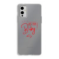 Not Your Baby: OnePlus 9 Transparant Hoesje
