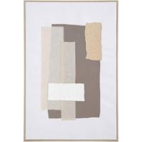 Leen Bakker - Schilderij Fes - Multikleur - 60x40 Cm - Canvas - Wit#Beige#Bruin - 2.5x40x60 Cm