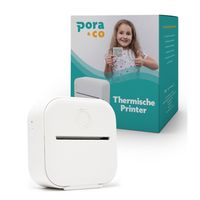Pora&co Mini thermische fotoprinter voor smartphone, licht groen Pora&co Mini thermische fotoprinter voor smartphone, licht groen