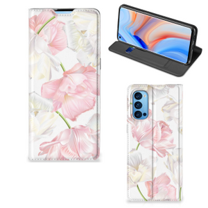 OPPO Reno4 Pro 5G Smart Cover Lovely Flowers