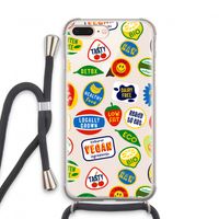 Fruitsticker: iPhone 7 PLUS Transparant Hoesje met koord