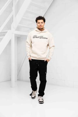 Black Bananas Calligraphy Hoodie Heren Beige - Maat XL - Kleur: Sand | Soccerfanshop