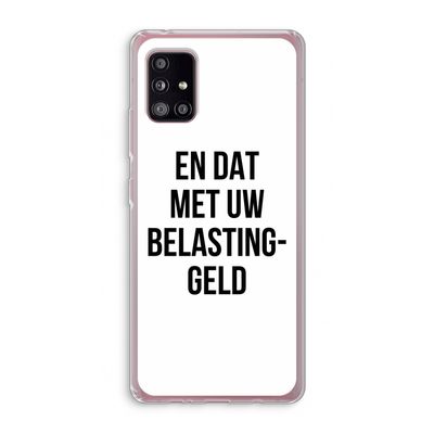 Belastinggeld: Samsung Galaxy A51 5G Transparant Hoesje