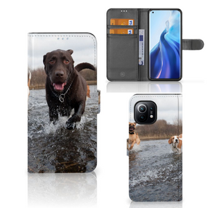 Xiaomi Mi 11 Telefoonhoesje met Pasjes Honden Labrador