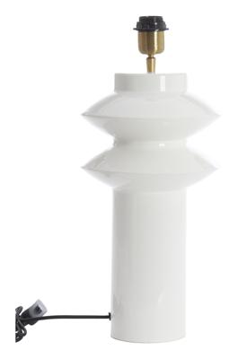 Light & Living Tafellamp 'Petch' 40cm, kleur Wit (excl. kap)