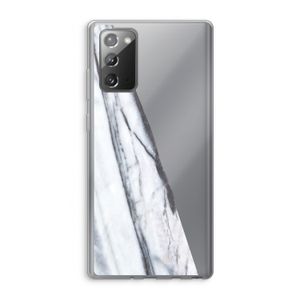 Gestreepte marmer: Samsung Galaxy Note 20 / Note 20 5G Transparant Hoesje