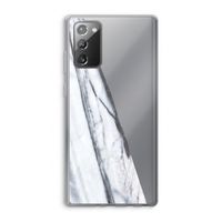 Gestreepte marmer: Samsung Galaxy Note 20 / Note 20 5G Transparant Hoesje