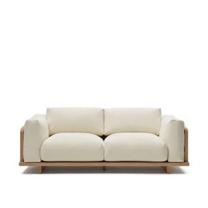 Kave Home - Oaq 3 zitsbank beige 225 cm FSC Mix Credit