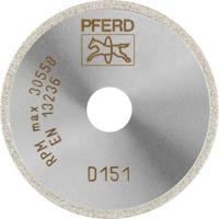 PFERD 68405025 D1A1R 50-1,4-10 D 151 GAD Diamanten doorslijpschijf Diameter 50 mm Boordiameter 10 mm Duroplast, Glas, Hardmetaal, Schurende materialen, - thumbnail