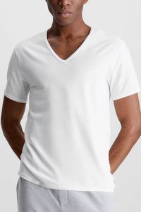 Calvin Klein V-shirt modern cotton 2-pack wit