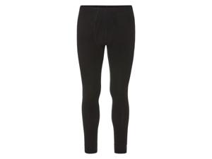 LIVERGY PREMIUM Heren thermo onderbroek met merinowol (Zwart, M)