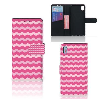 Xiaomi Redmi 7A | Telefoon Hoesje | Waves Pink
