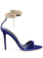 Giuseppe Zanotti sandales Intriigo Bijoux en velours - Violet