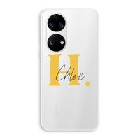 Amber Script: Huawei P50 Transparant Hoesje