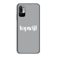 Topwijf Grijs Wit: Xiaomi Redmi Note 10 5G Transparant Hoesje
