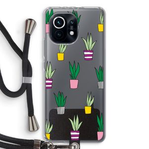 Sanseveria: Xiaomi Mi 11 Transparant Hoesje met koord