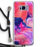 Earth And Ocean: Samsung Galaxy S8 Transparant Hoesje met koord