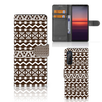 Sony Xperia 5II Telefoon Hoesje Aztec Brown