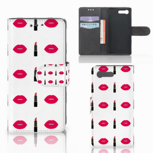 Sony Xperia X Compact Telefoon Hoesje Lipstick Kiss