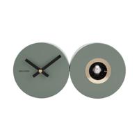 Karlsson Wandklok DuoCuckoo groen - KA5789GR