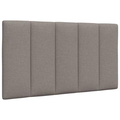 Hoofdbordkussen "Hanko" 90 cm stof taupe