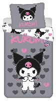 Hello Kitty Dekbedovertrek Kuromi 140 X 200 cm - 70x90 cm - katoen