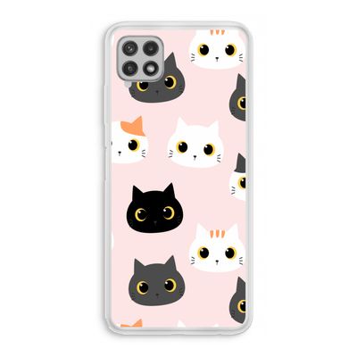 Katten: Samsung Galaxy A22 4G Transparant Hoesje