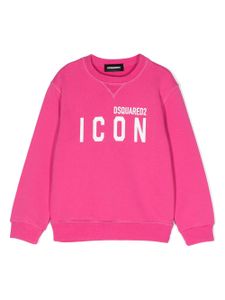 DSQUARED2 KIDS pull en coton à manches longues - Rose