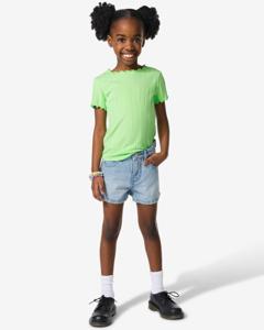 HEMA Kinder Korte Broek Denim Lichtblauw (lichtblauw)