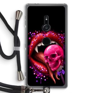 Dodelijk zoet: Sony Xperia XZ2 Transparant Hoesje met koord